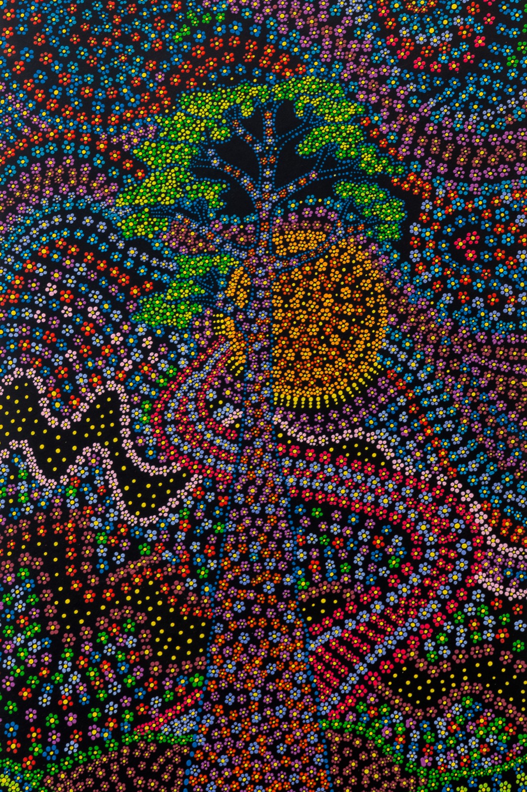 Tree of Dots, dot painting by James Liebenberg
